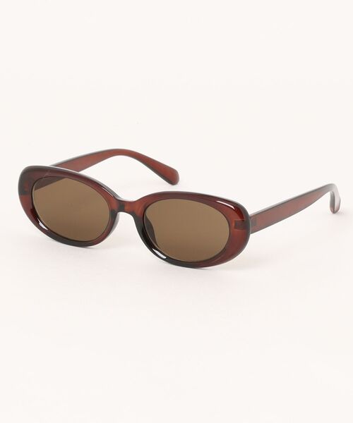 EMODA(エモダ)の「PLUMP SQUARE SUNGLASSES(その他雑貨・レディース・ブラウン/ブラック・FREE)」の2枚目の写真