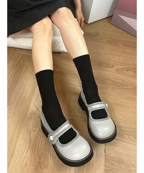 hippu（ヒプ）の「Cherry Jane Women [Gray]（バレエシューズ・レディース・その他・25cm/25.5cm/24.5cm/24cm/23.5cm/23cm/22.5cm/22cm）」の2枚目の写真