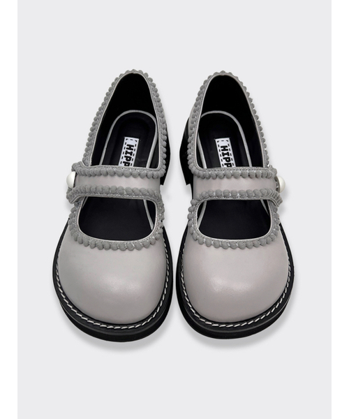 hippu（ヒプ）の「Cherry Jane Women [Gray]（バレエシューズ・レディース・その他・25cm/25.5cm/24.5cm/24cm/23.5cm/23cm/22.5cm/22cm）」の4枚目の写真
