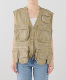 INSCRIRE/アンスクリア Cotton Rip Stop Fishing Vest ベスト