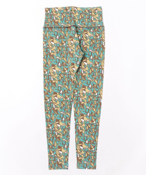 OLD BETTY'S(オールドベティーズ)の「BEPATCH ヨガパンツ (ハイウエスト柄)(レギンス/スパッツ・レディース・ターコイズブルー/カーキ・FREE)」の3枚目の写真