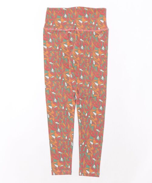 OLD BETTY'S(オールドベティーズ)の「BEPATCH ヨガパンツ (ハイウエスト柄)(レギンス/スパッツ・レディース・ターコイズブルー/カーキ・FREE)」の5枚目の写真