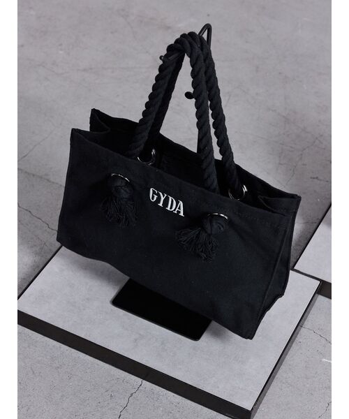 GYDA(ジェイダ)の「GYDAロープSトートBAG(トートバッグ・レディース・ブラック/その他1・FREE)」の6枚目の写真