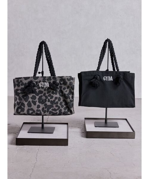 GYDA(ジェイダ)の「GYDAロープSトートBAG(トートバッグ・レディース・ブラック/その他1・FREE)」の7枚目の写真