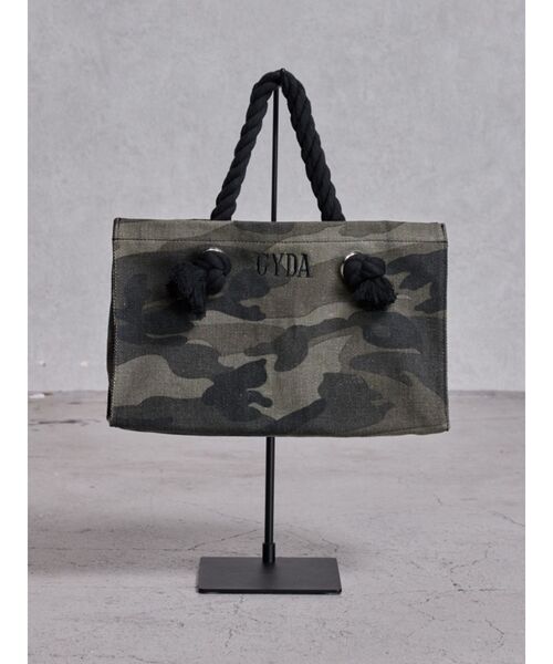 GYDA(ジェイダ)の「GYDAロープSトートBAG(トートバッグ・レディース・ブラック/その他1・FREE)」の8枚目の写真