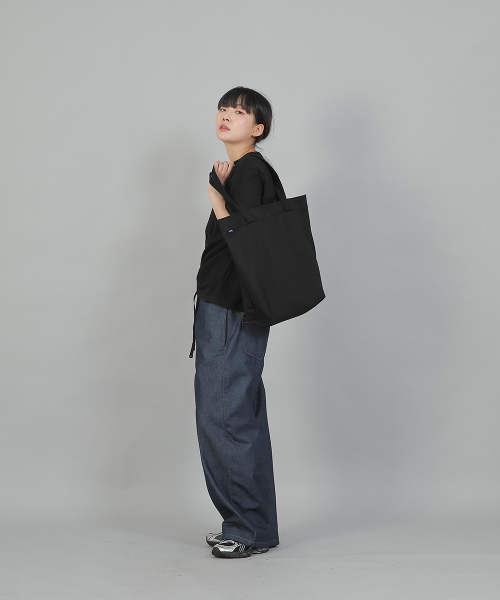SAINTCREW（セントクルー）の「オーバーサイズ 16s コットン Rネック 半袖Tシャツ OSR-8A09 ブラック（Tシャツ/カットソー・レディース・その他・FREE）」の2枚目の写真