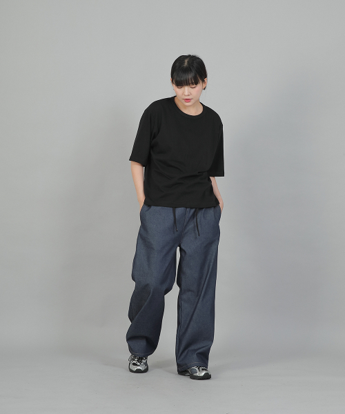 SAINTCREW（セントクルー）の「オーバーサイズ 16s コットン Rネック 半袖Tシャツ OSR-8A09 ブラック（Tシャツ/カットソー・レディース・その他・FREE）」の8枚目の写真