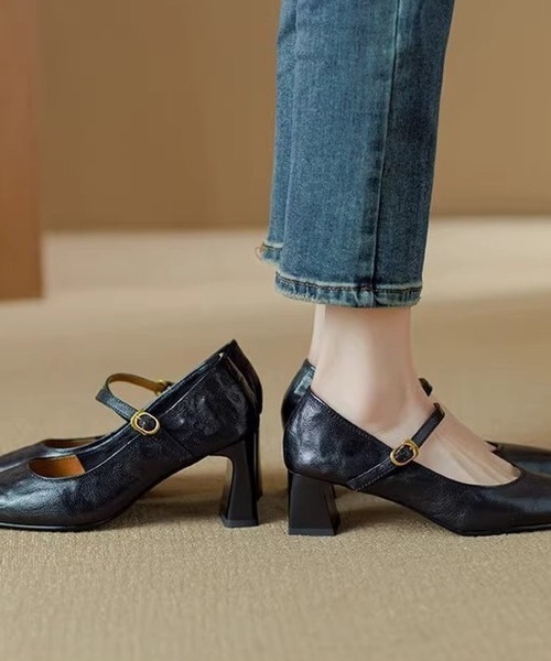 Forcement(フォースメント)の「上品PUレザーパンプス(パンプス・レディース・ブラック/ブラウン・24cm/23.5cm/23cm/24.5cm)」の11枚目の写真