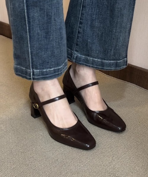 Forcement(フォースメント)の「上品PUレザーパンプス(パンプス・レディース・ブラック/ブラウン・24cm/23.5cm/23cm/24.5cm)」の15枚目の写真