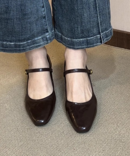Forcement(フォースメント)の「上品PUレザーパンプス(パンプス・レディース・ブラック/ブラウン・24cm/23.5cm/23cm/24.5cm)」の6枚目の写真