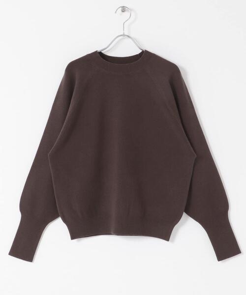ITEMS URBANRESEARCH（アイテムズ アーバンリサーチ）の「ソフトタッチラグランニット（ニット/セーター・レディース・ブラウン/レッド/ネイビー/ベージュ・FREE）」の11枚目の写真