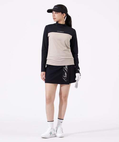 New Balance Golf（ニューバランスゴルフ）の「スウェット ラップキュロット (WOMENS)（スカート・レディース・ホワイト/ベージュ系その他2/ブラック・X-SMALL/MEDIUM/LARGE/SMALL）」の7枚目の写真