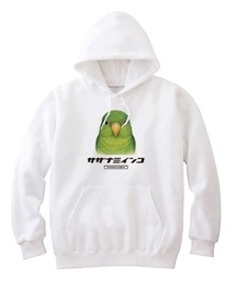 Moftique（モフティック）の「Moftique（モフティック） プルパーカー スウェット 裏毛 サザナミインコ 鳥 ペット アニマル プリント トップス レディース ユニセックス（パーカー）」