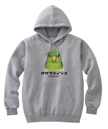 Moftique（モフティック）の「Moftique（モフティック） プルパーカー スウェット 裏毛 サザナミインコ 鳥 ペット アニマル プリント トップス レディース ユニセックス（パーカー）」