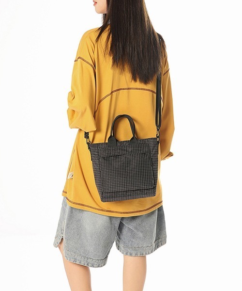 Miniministore(ミニミニストア)の「軽量ナイロンショルダーバッグ 2way鞄(ショルダーバッグ・レディース・グリーン系1/ブラック系2/ブラック系1/グリーン系2・FREE)」の10枚目の写真