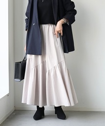 大人にちょうどいい甘さティアードスカート
