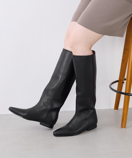 REMME(レメ)の「【REMME】ロングブーツ-Long boots(ブーツ・レディース・ブラック・37/38)」の8枚目の写真