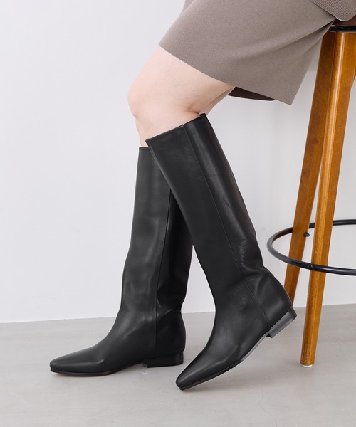 REMME(レメ)の「【REMME】ロングブーツ-Long boots(ブーツ・レディース・ブラック・37/38)」の9枚目の写真