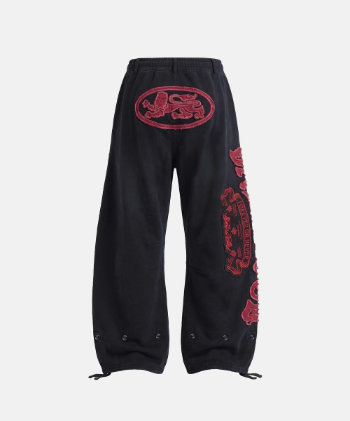 BADBLOOD（バッドブラッド）の「MYSTIC カプセル カーブド ブーツカット ジョガー - ブラック（スウェットパンツ・レディース・その他・MEDIUM/SMALL/X-SMALL）」の3枚目の写真