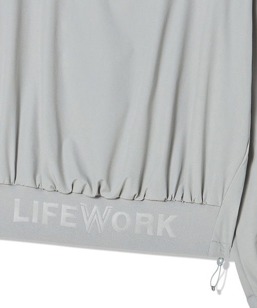 LIFE WORK（ライフワーク）の「レディース ユーティリティストリングフードジャンパー（パーカー・レディース・ブラック/グレー・MEDIUM/SMALL）」の6枚目の写真