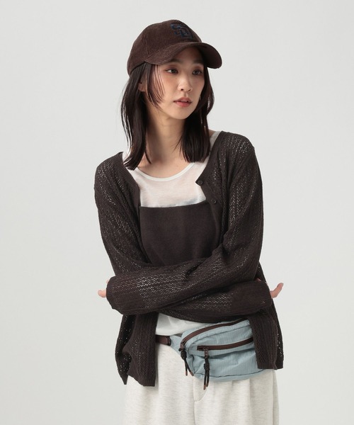 BAYFLOW(ベイフロー)の「キャミ付き2Pニットカーディガン(ニット/セーター・レディース・ブラウン/ナチュラル/ボルドー・FREE)」の17枚目の写真