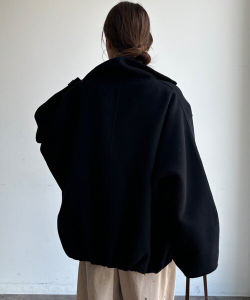 DouDou(ドゥドゥ)の「【WEB限定】ジップアップコート(その他アウター・レディース・キャメル/ブラック/ベージュ・FREE)」の12枚目の写真