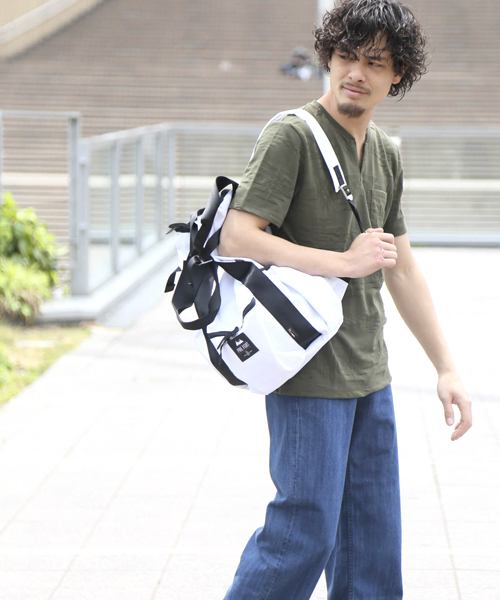 Denime（ドゥニーム）の「【PINE FORT】2WAY TOTE PACK（トートバッグ・メンズ・オリーブ/ホワイト/ネイビー/ブラック・FREE）」の20枚目の写真