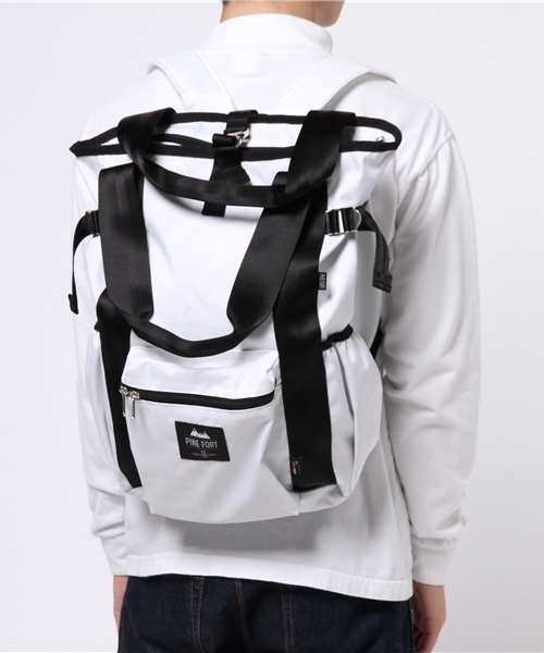 Denime（ドゥニーム）の「【PINE FORT】2WAY TOTE PACK（トートバッグ・メンズ・オリーブ/ホワイト/ネイビー/ブラック・FREE）」の15枚目の写真