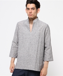 fennica Men's | GOOD WEAVER / 久留米絣プルオーバーシャツ(シャツ/ブラウス)