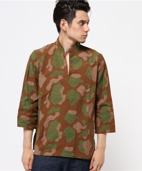 fennica Men's（フェニカメンズ）の「GOOD WEAVER / 久留米絣プルオーバーシャツ（シャツ/ブラウス・メンズ・その他8/その他5・MEDIUM/SMALL）」の3枚目の写真