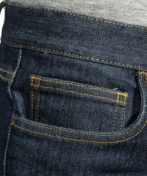 ８(eight)（エイト）の「テーパードスキニーパンツ  デニムジーンズ（デニムパンツ・メンズ・ネイビー/ベージュ/ブラック/ホワイト/ブルー/カーキ・MEDIUM/SMALL/X-LARGE/LARGE）」の15枚目の写真