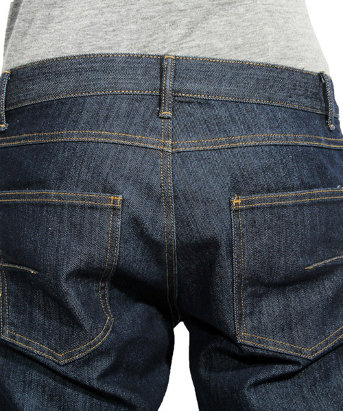 ８(eight)（エイト）の「テーパードスキニーパンツ  デニムジーンズ（デニムパンツ・メンズ・ネイビー/ベージュ/ブラック/ホワイト/ブルー/カーキ・MEDIUM/SMALL/X-LARGE/LARGE）」の14枚目の写真