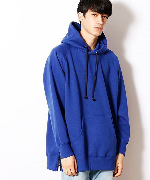 Purple&Yellow（パープルアンドイエロー）の「ダンボールニットビッグシルエットパーカ（パーカー・メンズ・グレー/ホワイト/ネイビー/ブルー・MEDIUM/SMALL）」の15枚目の写真