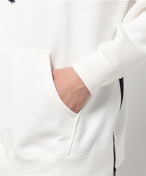 Purple&Yellow（パープルアンドイエロー）の「ダンボールニットビッグシルエットパーカ（パーカー・メンズ・グレー/ホワイト/ネイビー/ブルー・MEDIUM/SMALL）」の8枚目の写真