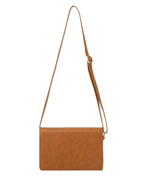 Luz Llena (philter)（ラズレナ　フィルター）の「バンブーバックル付きスクエアショルダーバッグ（ショルダーバッグ・レディース・キャメル/ブラウン/ブラック・ﾌﾘ-）」の9枚目の写真