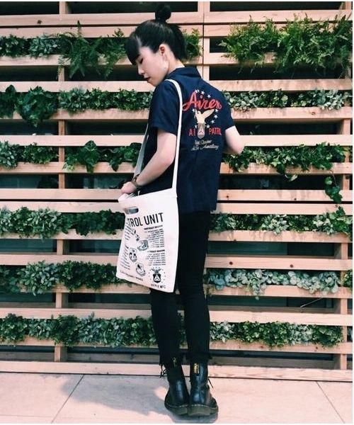 AVIREX(アヴィレックス)の「avirex/ アヴィレックス/ L S/S AIR PATROL EMB SHIRTS/ エアーパトロール 刺繍 シャツ(シャツ/ブラウス・レディース・ホワイト/ネイビー/イエロー・FREE)」の10枚目の写真