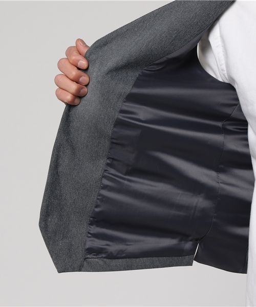 ABAHOUSE（アバハウス）の「【3ピース対応】トリコットメッシュパッカブルジレ（ベスト・メンズ・ダークネイビー/グレー・46/48）」の9枚目の写真