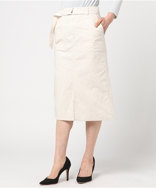 plage（プラージュ）の「バックサテン ストレートスカート◆（スカート・レディース・ホワイト/ベージュ・36/38/34）」の14枚目の写真