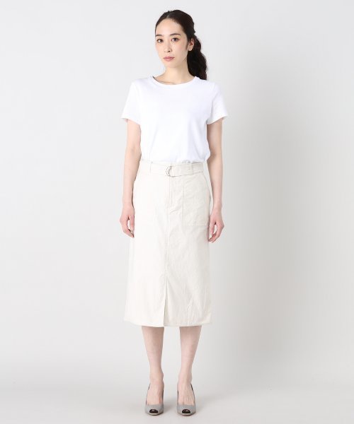 plage（プラージュ）の「バックサテン ストレートスカート◆（スカート・レディース・ホワイト/ベージュ・36/38/34）」の12枚目の写真