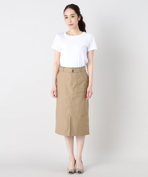 plage（プラージュ）の「バックサテン ストレートスカート◆（スカート・レディース・ホワイト/ベージュ・36/38/34）」の13枚目の写真