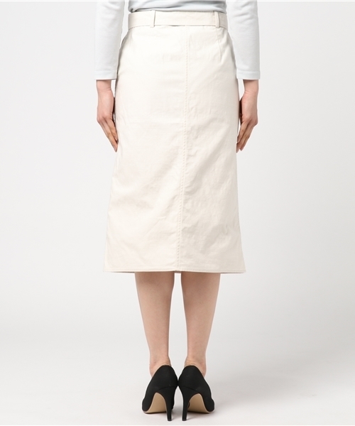 plage（プラージュ）の「バックサテン ストレートスカート◆（スカート・レディース・ホワイト/ベージュ・36/38/34）」の5枚目の写真