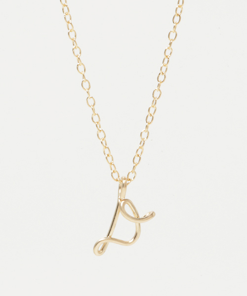 【TATO】イニシャルネックレス（ネックレス）｜TONE SELECT GOODS（トーンセレクトグッズ）