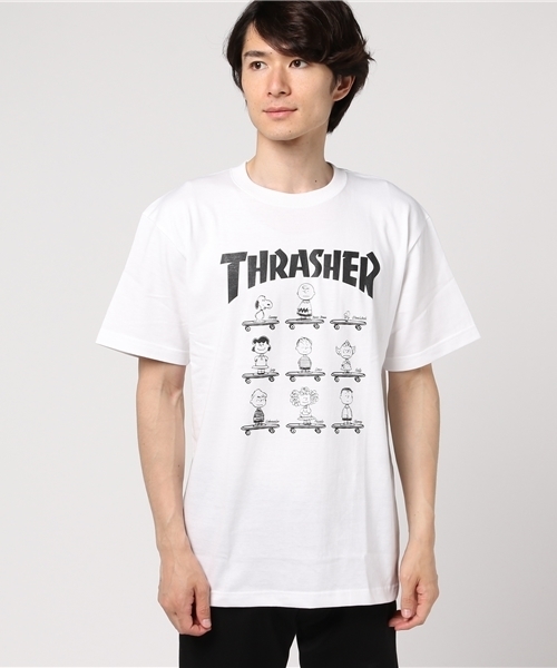 THRASHER(スラッシャー)の「THRASHER×PNオールスターボードTシャツ(Tシャツ/カットソー・メンズ・ブラック/ホワイト・L/M/XL)」の9枚目の写真