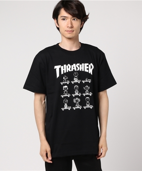THRASHER(スラッシャー)の「THRASHER×PNオールスターボードTシャツ(Tシャツ/カットソー・メンズ・ブラック/ホワイト・L/M/XL)」の10枚目の写真