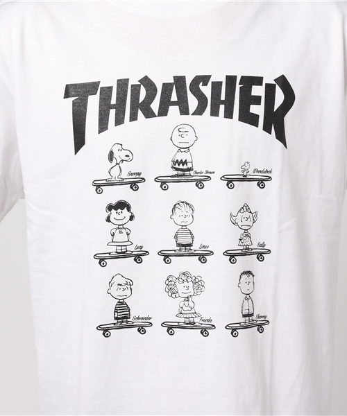 THRASHER(スラッシャー)の「THRASHER×PNオールスターボードTシャツ(Tシャツ/カットソー・メンズ・ブラック/ホワイト・L/M/XL)」の6枚目の写真