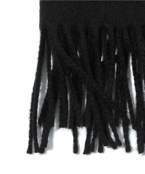 603（ロクマルサン）の「603 無地ストール（マフラー・メンズ・ブラック・FREE）」の4枚目の写真