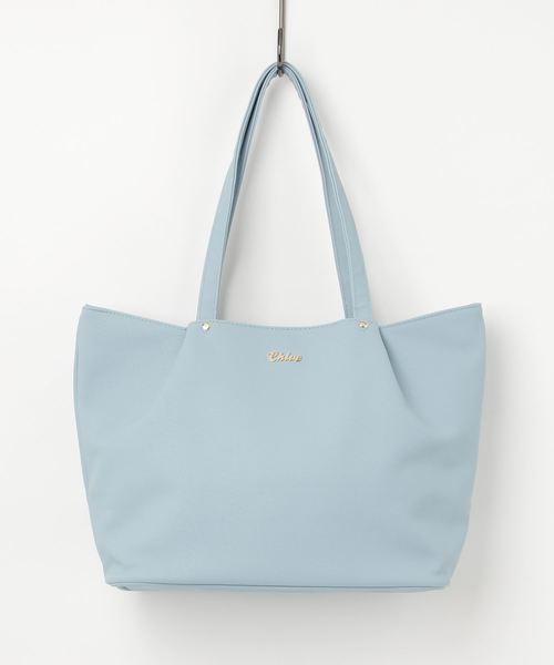 KOBE LETTUCE（コウベレタス）の「A4サイズ対応大容量肩掛けファスナートートバッグ（トートバッグ・レディース・ボルドー/グリーン/ネイビー/レッド/キャメル/ブラック/ベージュ/サックスブルー/アイボリー/ラベンダー/ピンク/グレー/イエロー・FREE）」の7枚目の写真