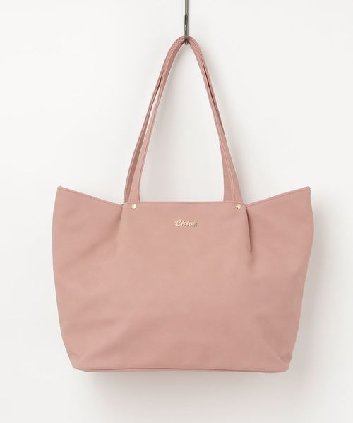 KOBE LETTUCE（コウベレタス）の「A4サイズ対応大容量肩掛けファスナートートバッグ（トートバッグ・レディース・ボルドー/グリーン/ネイビー/レッド/キャメル/ブラック/ベージュ/サックスブルー/アイボリー/ラベンダー/ピンク/グレー/イエロー・FREE）」の11枚目の写真