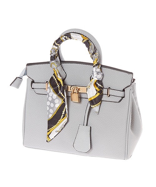 Edit Sheen（エディットシーン）の「スカーフ付きハンドバッグ（ハンドバッグ・レディース・ブラック/グレー/ピンク/モカ・FREE）」の11枚目の写真