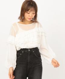 Another Edition | フリルブラウス(シャツ/ブラウス)